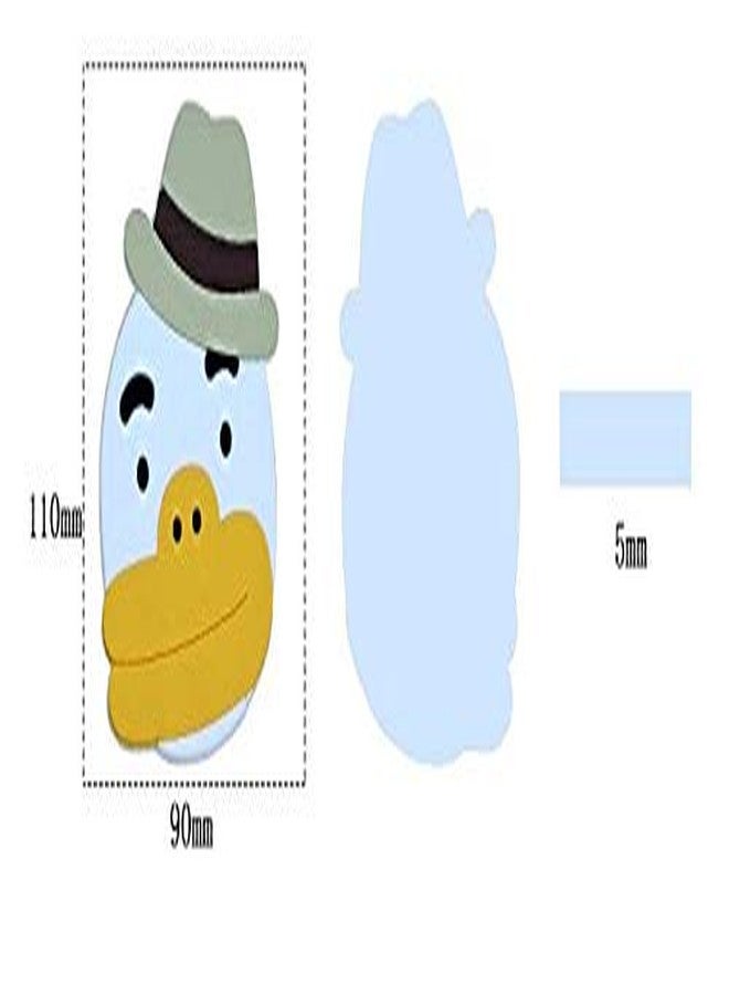 UNIQUE CART 5PCS Silicone Coaster Colorful Animal Coaster Cup Mat for Drinks Durable Non-Slip Hot Pads Protection Furniture Damage for Home and Kitchen Use. - Image 4